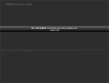 Tablet Screenshot of 509services.com
